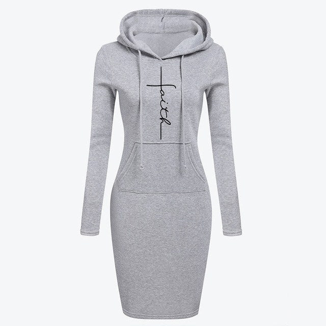 Women Hoodies Sweatshirts Dress