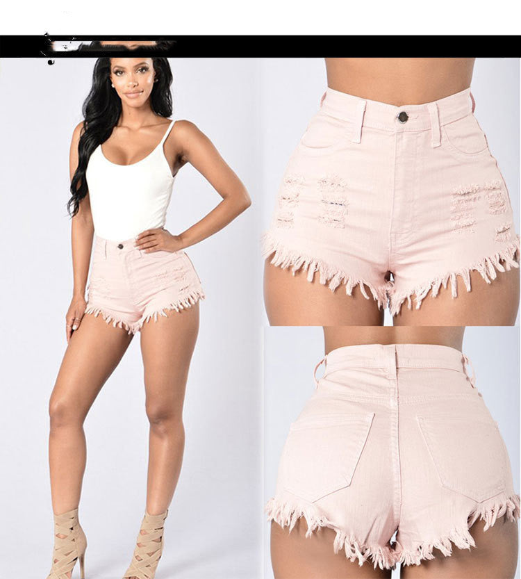 Sexy Frayed Denim Shorts