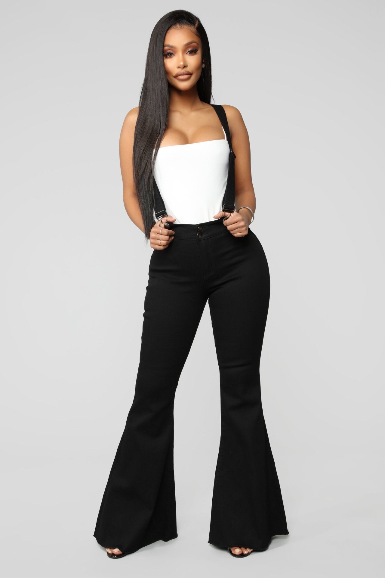 Denim Suspender Trousers
