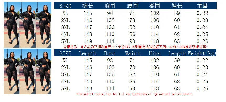 Plus Size Sexy Stretch Lace Mesh Women Jumpsuit