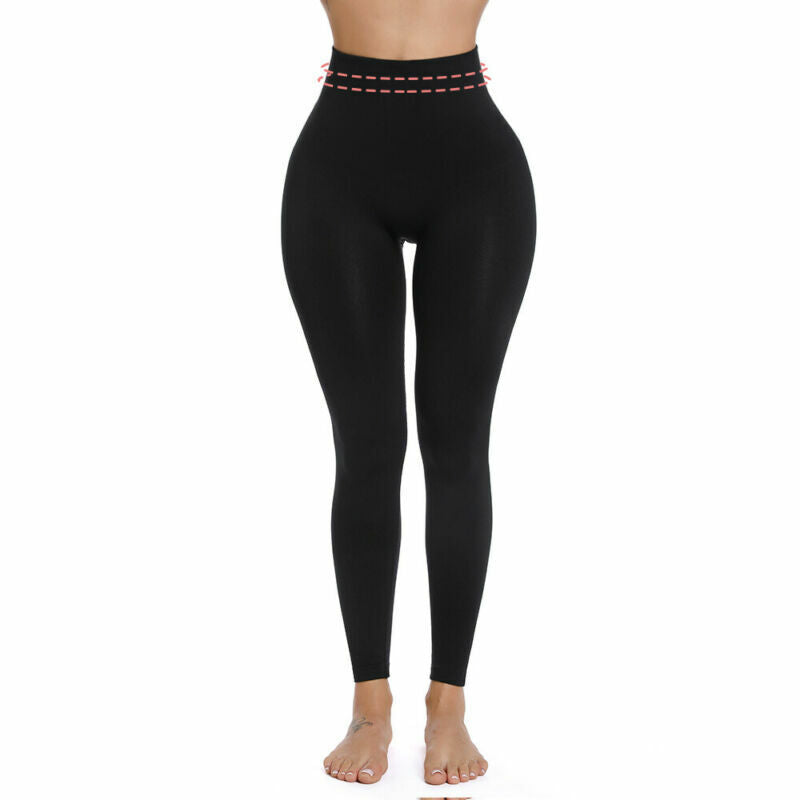 Anti-Cellulite Slimming Premium High Waist Tummy Control Shapewear Leggings Faja