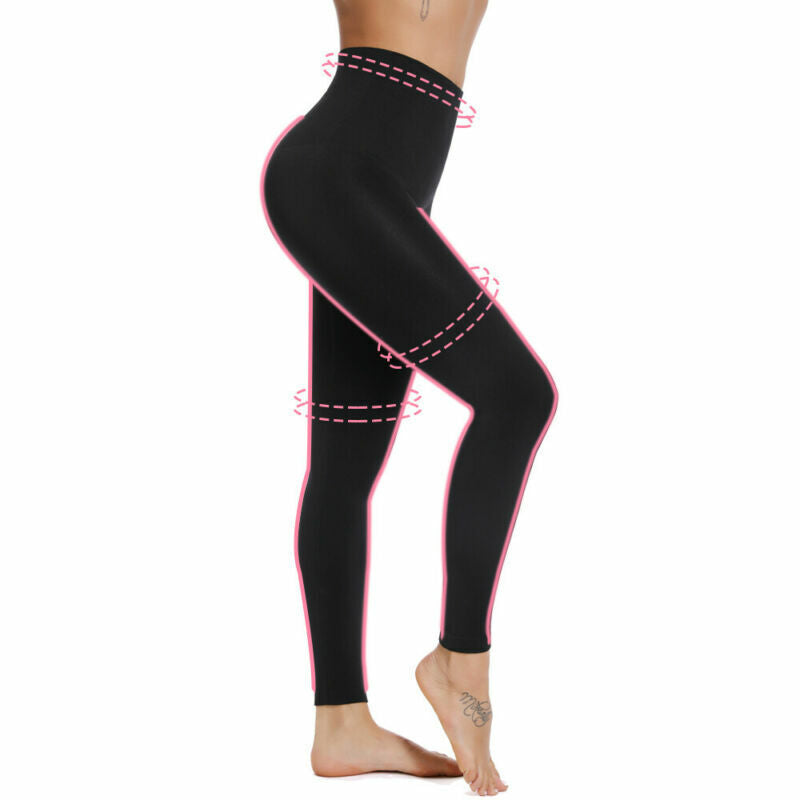Anti-Cellulite Slimming Premium High Waist Tummy Control Shapewear Leggings Faja