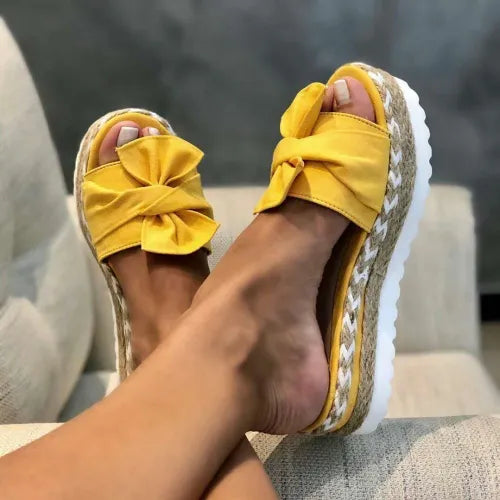 Bowknot Beach Slippers