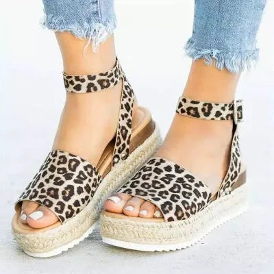 Wedge fish mouth shoes