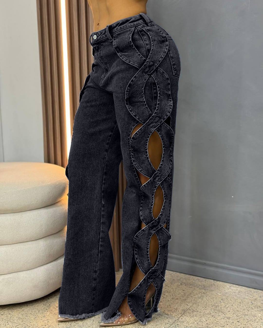 Side S Line Denim Jeans