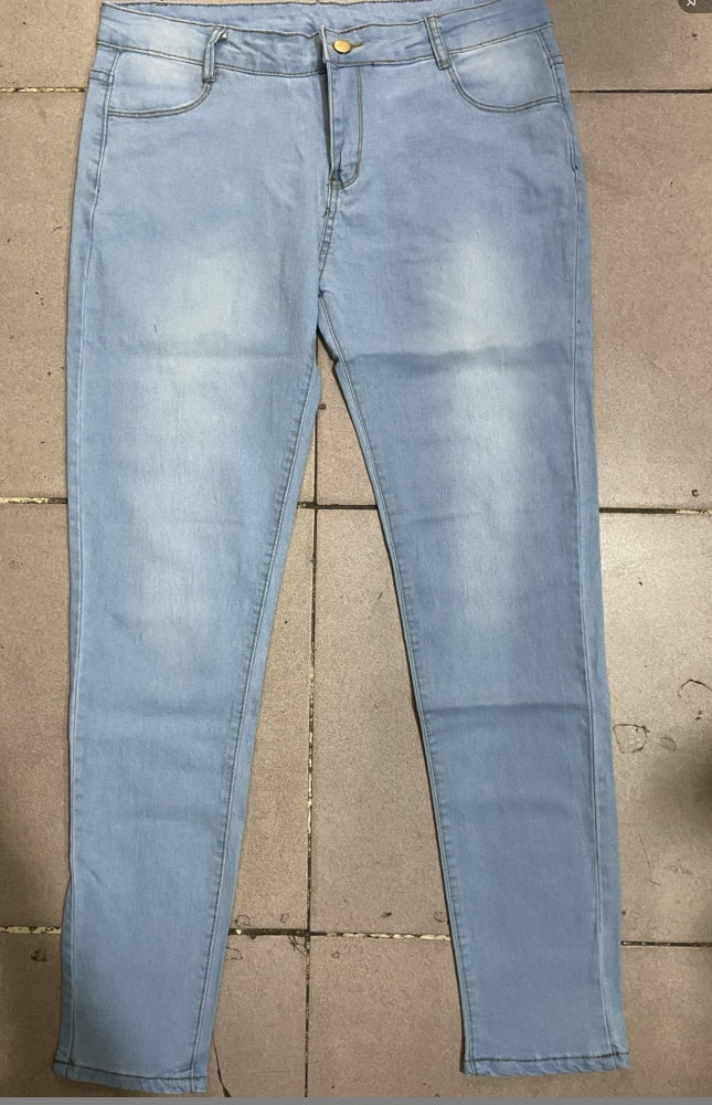 High elastic denim jeans