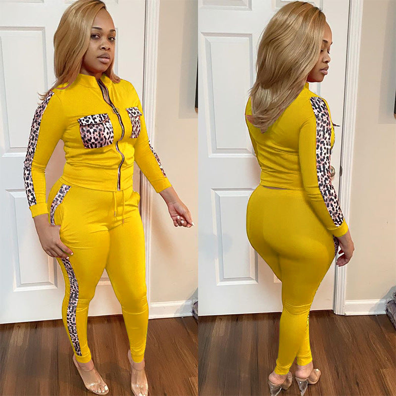Ladies Two Piece Set Girl Suit