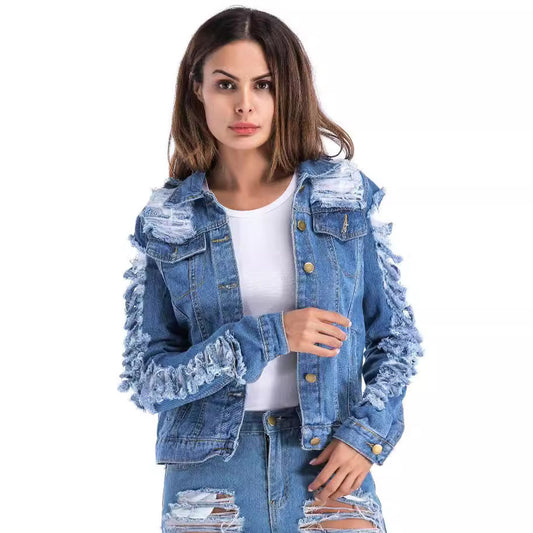 Ripped Denim Jacket