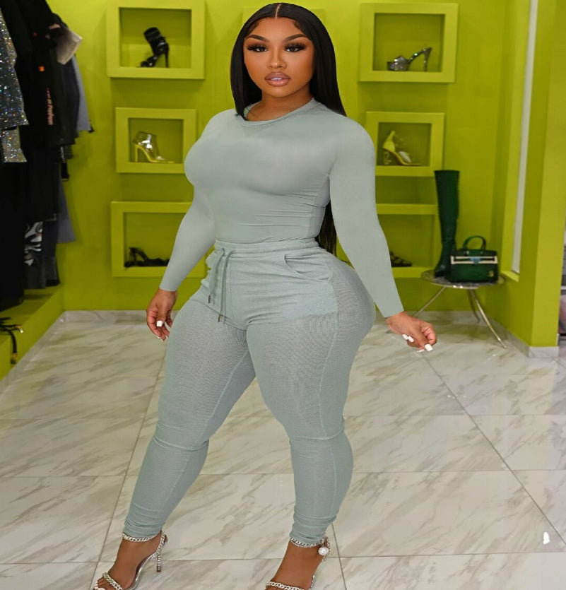 Fashion top and bottom Set