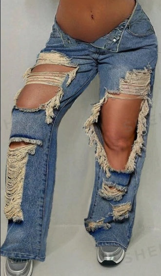 Street Vintage Straight Leg Jeans