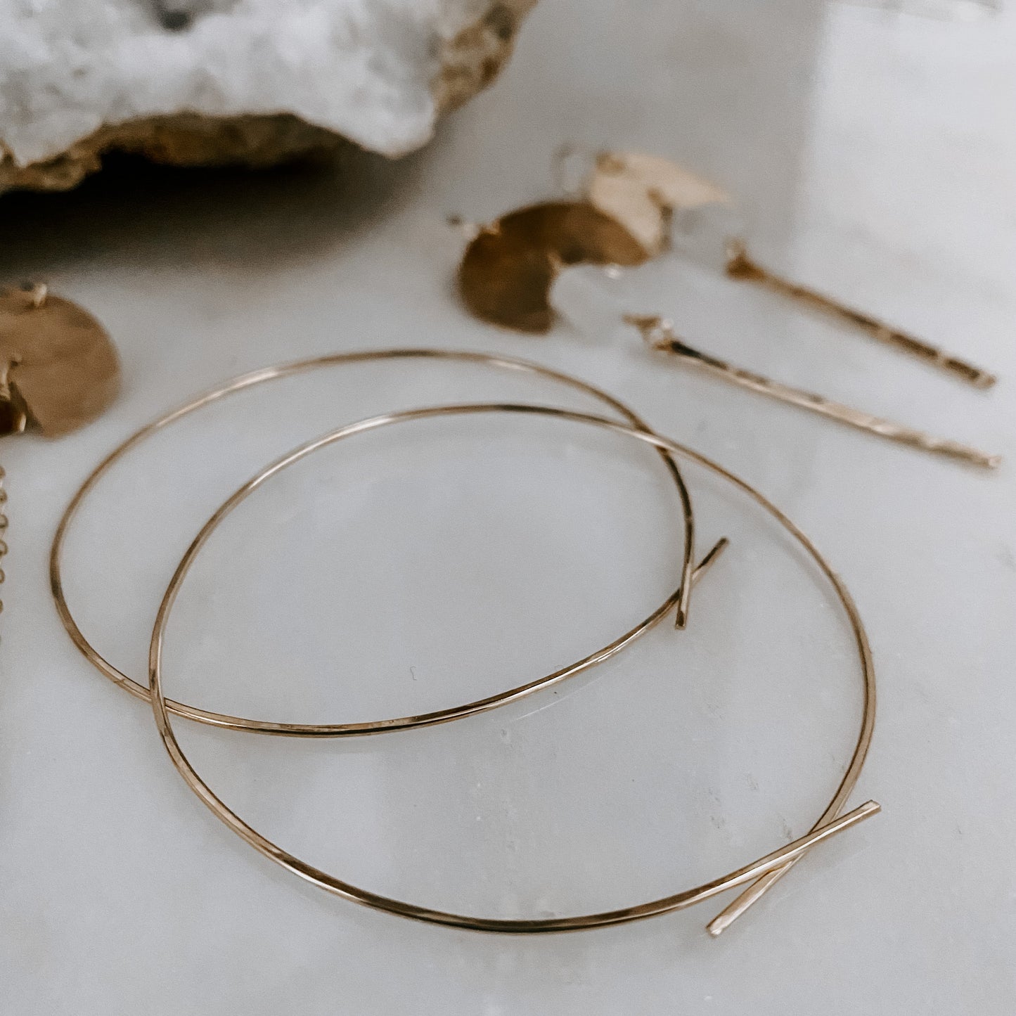 Hoop Threader Earrings