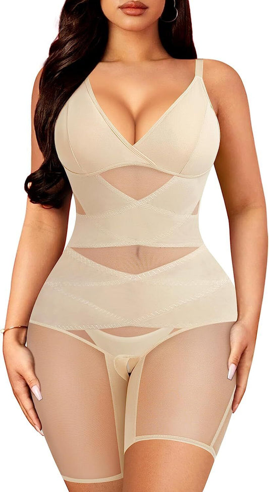 Full Body Shaper with Tummy Control and Butt Lifter 